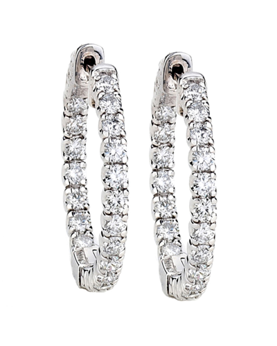 Suzy Levian 2.00 Ct. Tw. Diamond Hoops