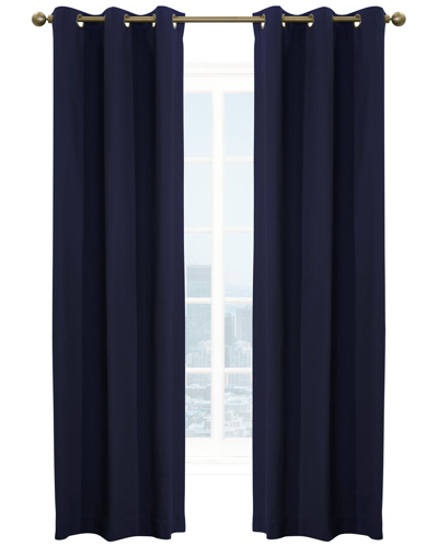 Thermalogic Weathermate Grommet Curtain Panel Pair In Navy