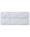 Ozan Premium Home Legend Bath Sheets Set Of 2 In White
