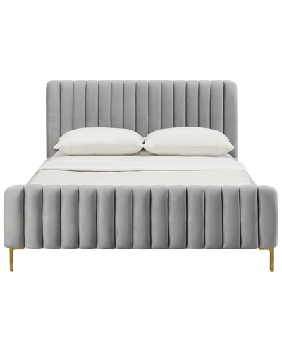 Tov Furniture Angela Queen Bed In Grey