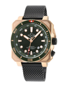Gv2 Xo Submarine Swiss Mesh Strap Bracelet Watch, 44mm