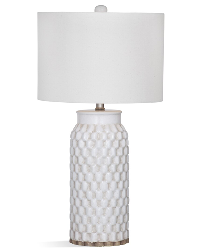 Bassett Mirror Selser Table Lamp In White