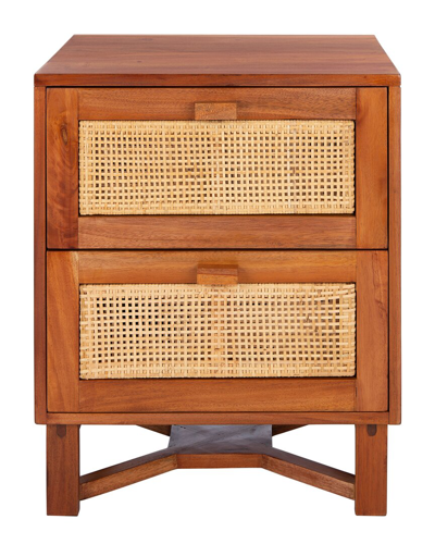 Safavieh Hedwig 2-drawer Nightstand In Natural