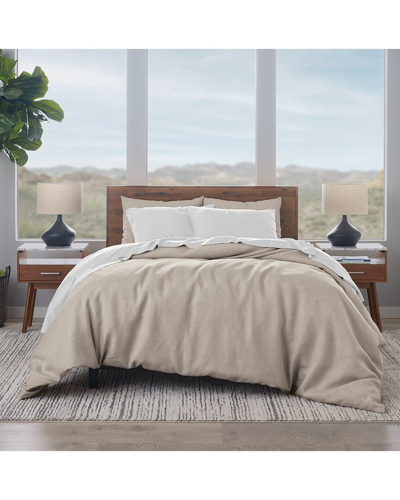 Ella Jayne Linen Duvet Set In Beige