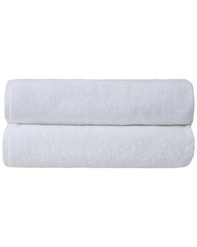 Ozan Premium Home Opulence Bath Sheets Set Of 2 In White