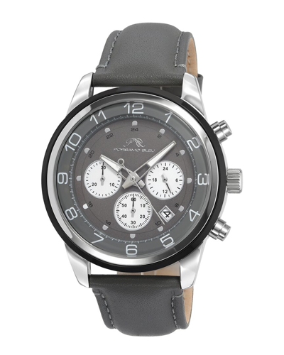 Porsamo Bleu Arthur Men's Chronograph Grey Watch In Grey / Silver