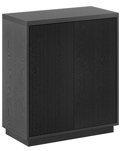 Abraham + Ivy Alston Rectangular Accent Cabinet In Black