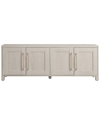 ABRAHAM + IVY CHABOT RECTANGULAR TV STAND FOR TV'S UP TO 75 IN ALDER WHITE