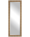 HEWSON HEWSON FAUX TEXTURED WRAP FRAMED LONG MIRROR