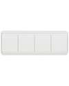 Abraham + Ivy Presque Rectangular Tv Stand For Tvs Up To 80 In White