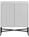 Abraham + Ivy Brighton 28 Wide Rectangular Accent Cabinet In White