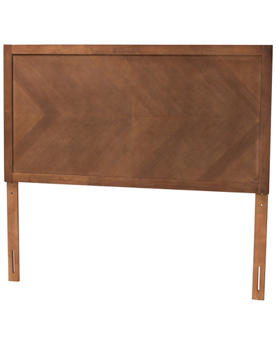 Baxton Studio Terrian Queen Size Headboard In Brown