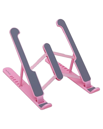 Multitasky Foldable Pink Laptop Stand