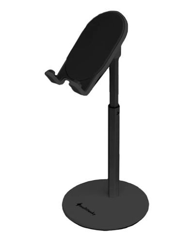 Multitasky Multi-angled Black Extendable Phone Holder