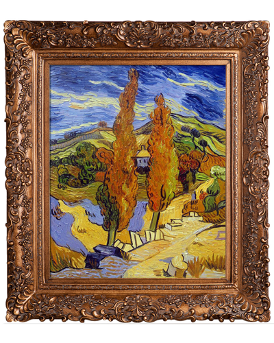 Museum Masters Two Poplars On A Hill By Vincent Van Gogh Oil Reproduction