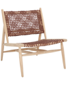 Safavieh Bandelier Accent Chair In Cognac