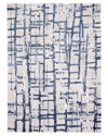 Ecarpet Anitra Modern Abstract Rug In Navy