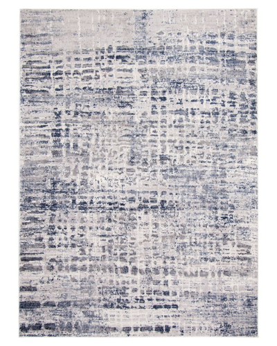 Ecarpet Evra Modern Abstract Rug In Blue