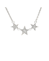 DIAMOND SELECT CUTS SILVER 0.03 CT. TW. DIAMOND STAR NECKLACE