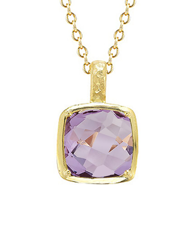 I. Reiss 14k 6.00 Ct. Tw. Amethyst Necklace