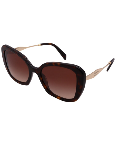 Prada Women's Pr03ys 53mm Sunglasses In Brown