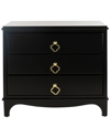 Safavieh Hannon 3 Drawer Contemporary Nightstand