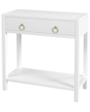 Butler Specialty Company Lark 30in Wood 1-drawer Nightstand In White