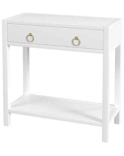 Butler Specialty Company Lark 30in Wood 1-drawer Nightstand In White