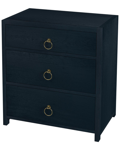 Butler Specialty Company Lark 3 Drawer Nightstand In Blue
