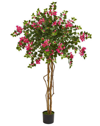 Nearly Natural 5.5ft Bougainvillea Artificial Tree In Pink