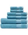 LACOSTE LACOSTE HERITAGE SUPIMA COTTON 6PC TOWEL SET