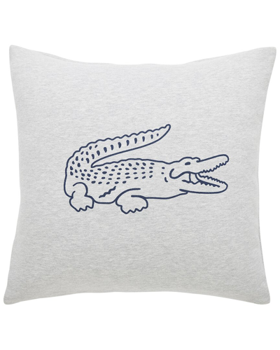 Lacoste Vintage Croc Throw Pillow