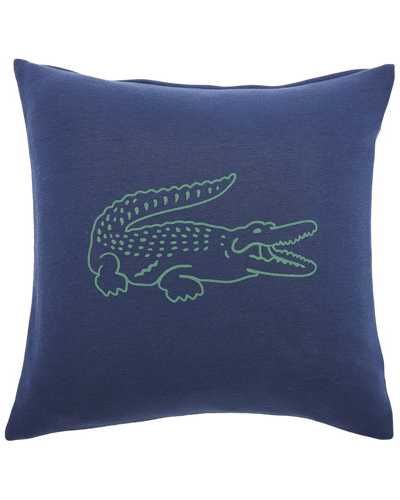 Lacoste Vintage Croc Throw Pillow