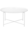 Pangea Home Rhonda Coffee Table In White