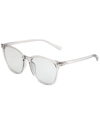 Bertha Piper Polarized Sunglasses In Clear/clear