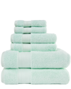 Superior Turkish Highly Absorbent Solid 6pc Ultra-plush Towel Set