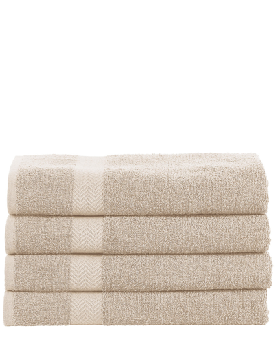 Superior Eco-friendly Absorbent 4pc Bath Towel Set