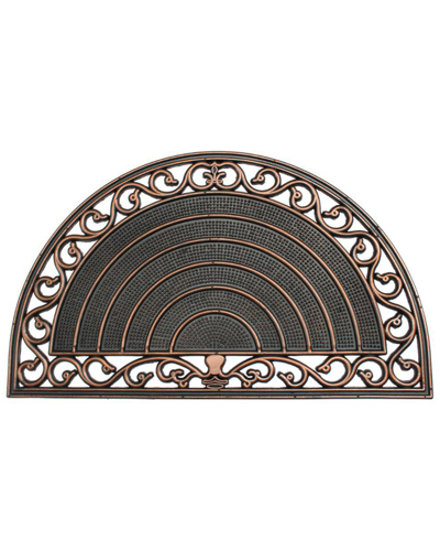 Master Weave Sunrise Trellis Half-round Doormat