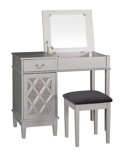 Linon Furniture Linon Lattice Vanity Set