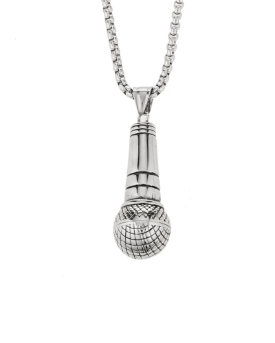Eye Candy La Luxe Collection Titanium Freddie Necklace