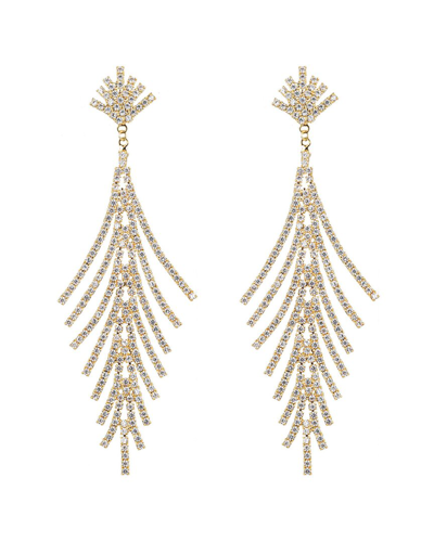 Eye Candy La Cynthia Cz Fringe Earrings