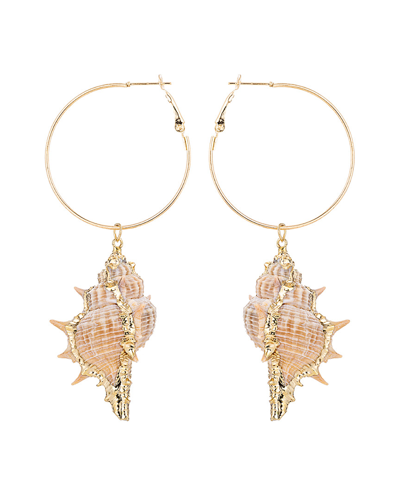 Eye Candy La Loop Shell Drop Earring