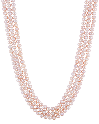 Splendid Pearls 7-8mm Pearl 80in Endless Necklace
