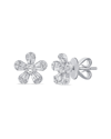 Sabrina Designs 14k 0.99 Ct. Tw. Diamond Flower Earrings