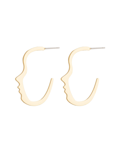 Eye Candy La Luxe Collection Cz Silhouette Statement Earrings