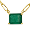 Sabrina Designs 14k 2.05 Ct. Tw. Emerald Link Necklace