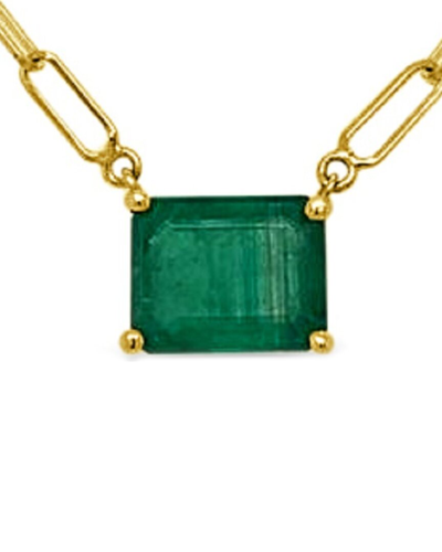Sabrina Designs 14k 2.05 Ct. Tw. Emerald Link Necklace