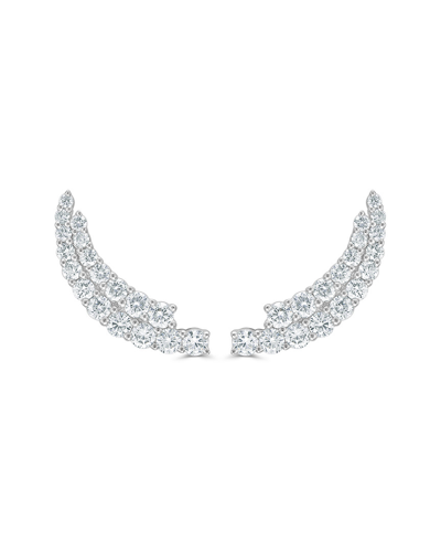 Sabrina Designs 14k 1.31 Ct. Tw. Diamond Ear Climber Earrings In White