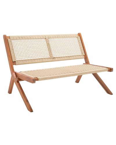 Safavieh Kobina Outdoor Bench In Natural
