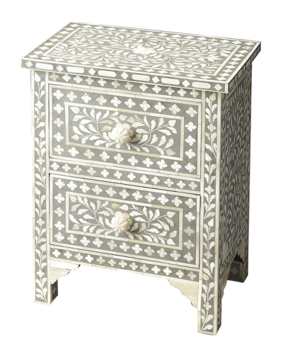 Butler Specialty Company Vivienne Grey Bone Inlay Accent Chest